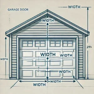 garage door width