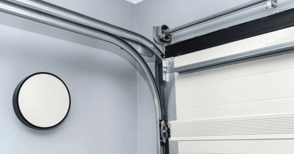 garage door rails in Frisco, TX