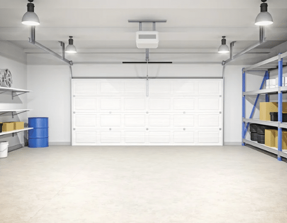 New Vinyl Garage Door