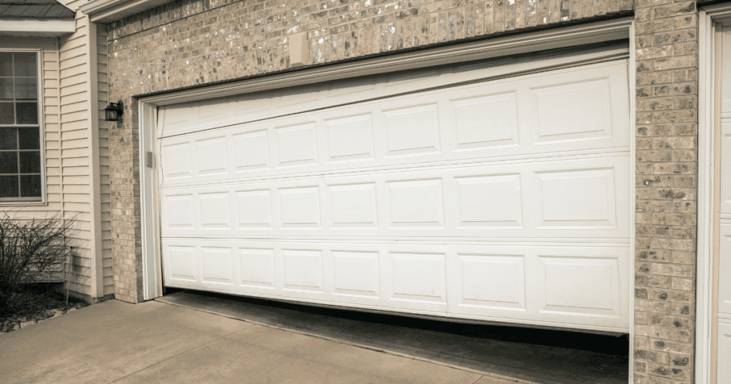 how to fix garage door off track