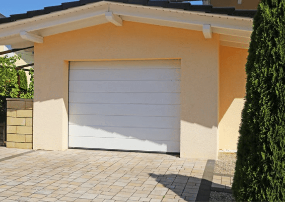 Up and over garage door