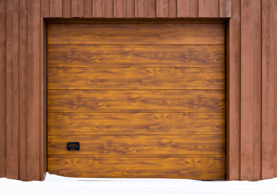 Up and over garage door