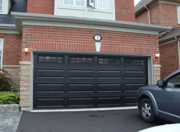 Black Garage Door